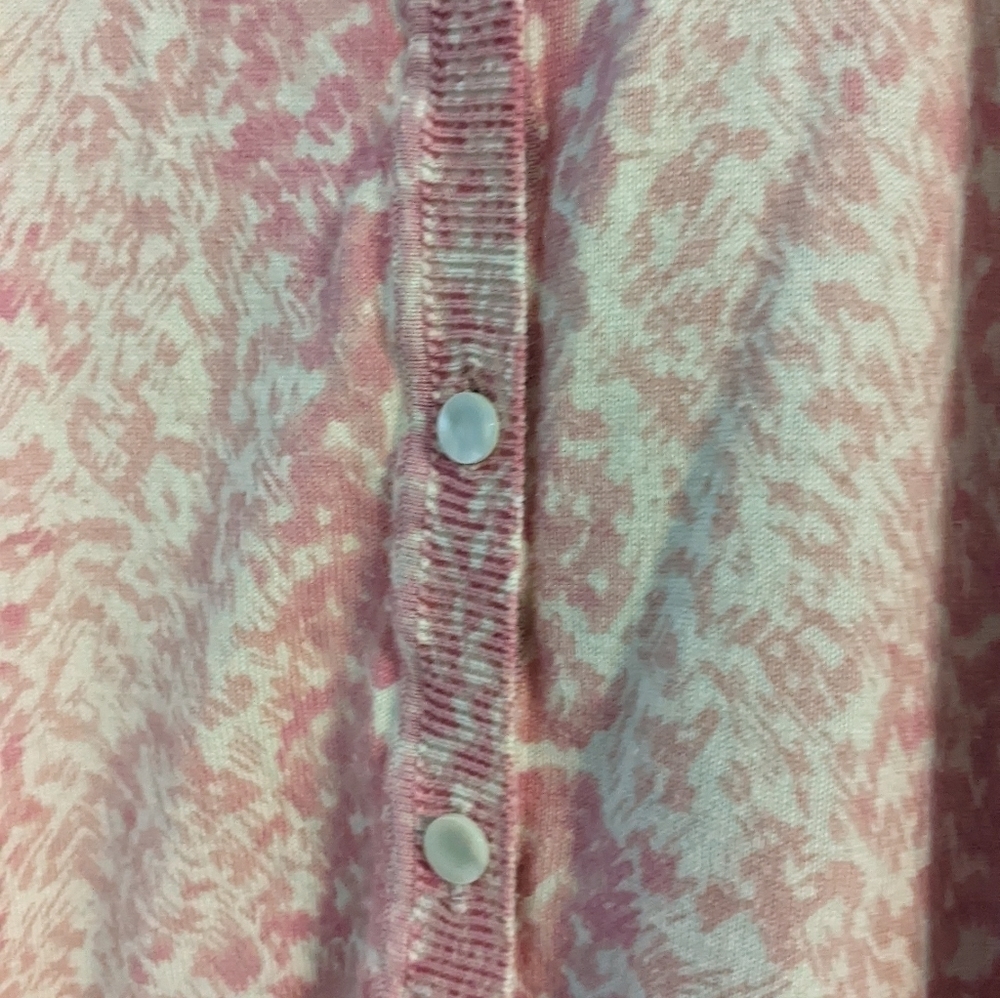 Talbots Pastel Button-down 3/4-sleeve cardigan sweater, size 1X - Picture 3 of 9